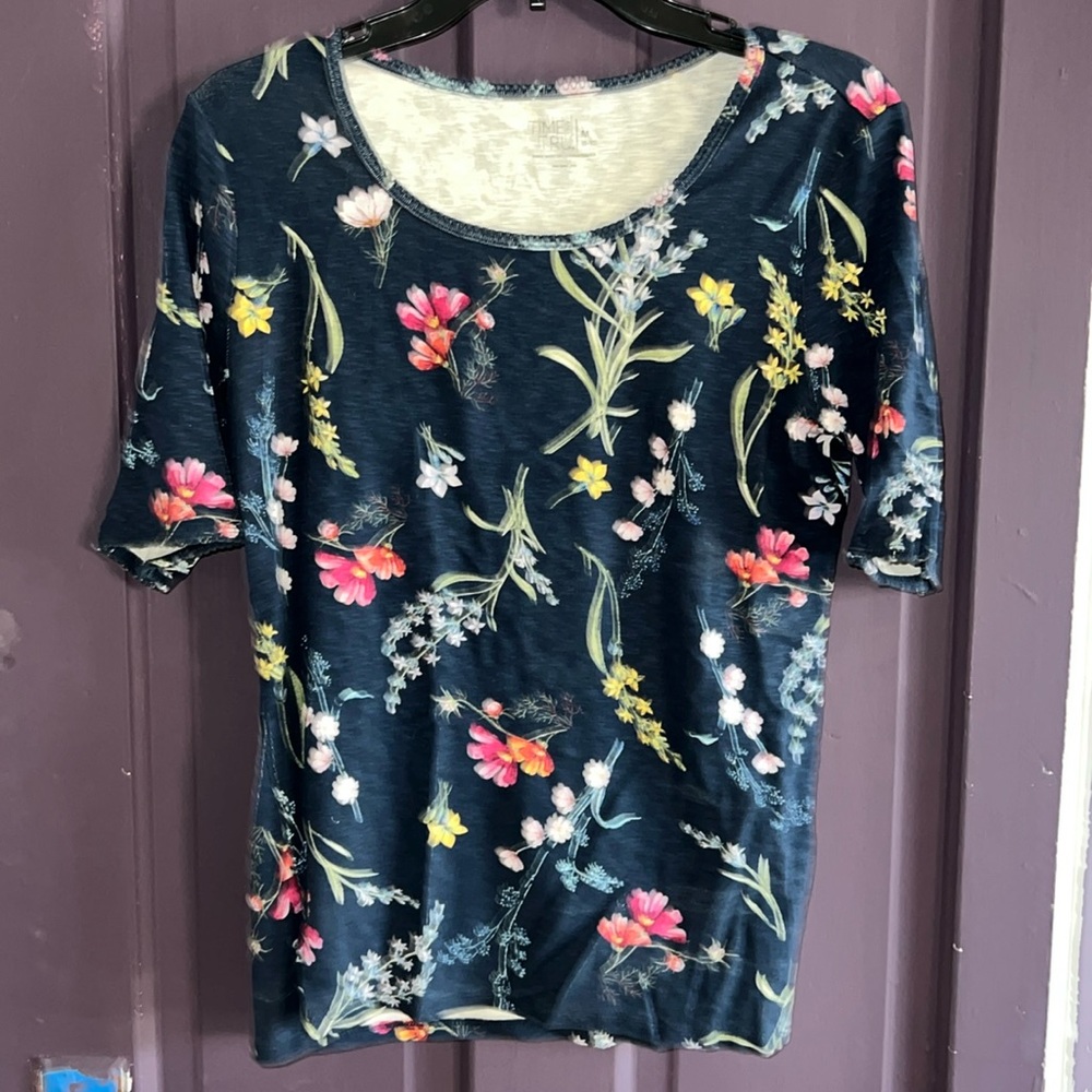 Time and Tru medium 3/4 sleeve top